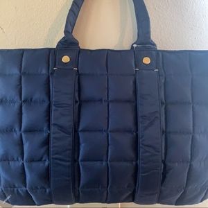 Tropezienne Quilted Nylon Tote CLARE V.
